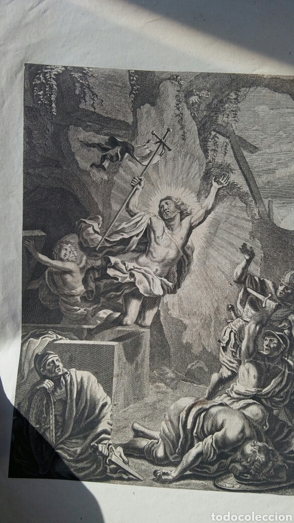 Arte: Grabado antigua - Resurrecci&oacute;n - Foto 1