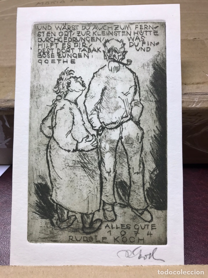 Kunst: RUDOLF KOCH. Aguafuerte 1974