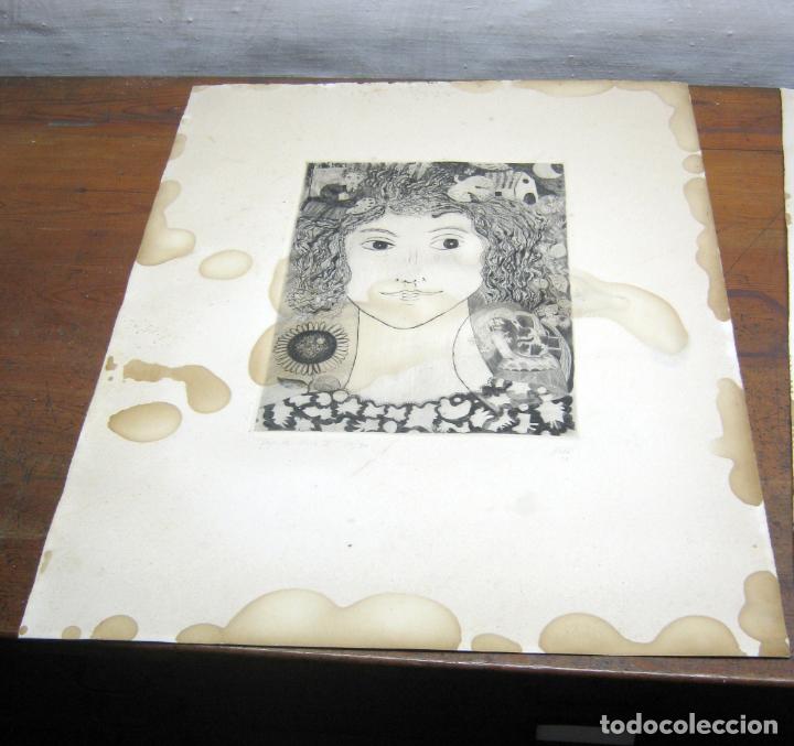 Arte: A RESTAURAR !!! 2 x GRABADOS de 65 cm - Foto 7