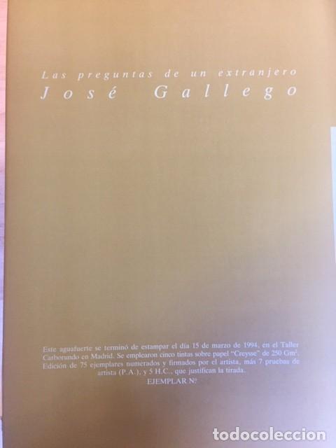 Arte: Aguafuerte de Jos&eacute; Gallego - Foto 2