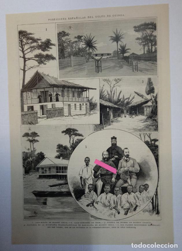 Arte: Posesiones espa&ntilde;olas en el Golfo de Guinea.