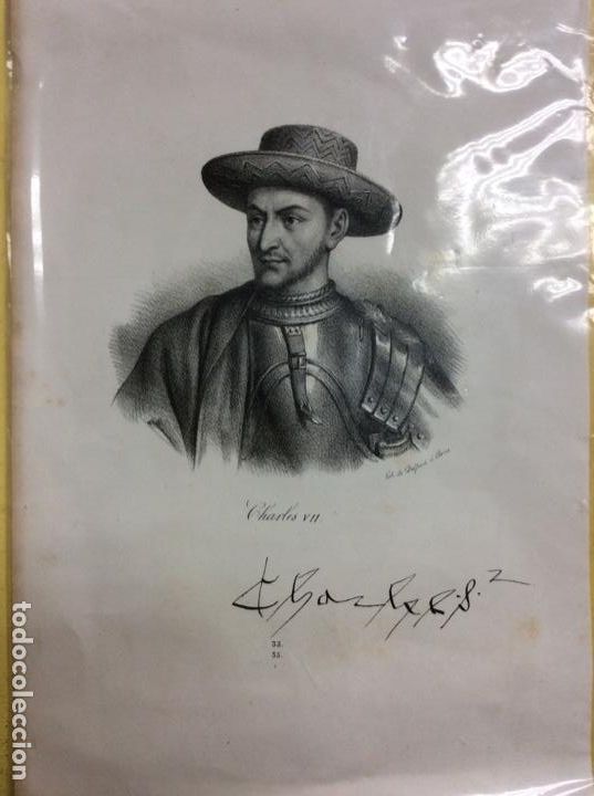 Arte: grabado carlos VII - Foto 1