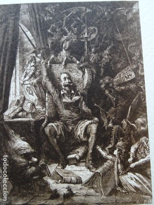 Arte: Grabado Don Quijote - Foto 2