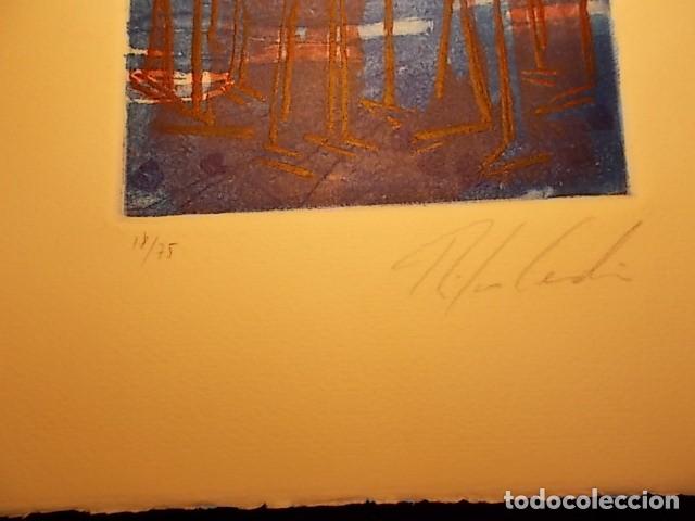 Arte: grabado firmado y numerado - Foto 2
