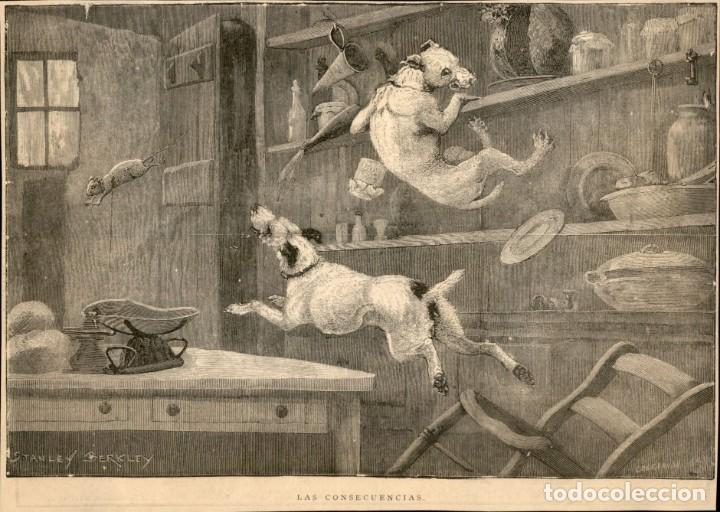 Kunst: 1887 &ndash;  Las consecuencias - La Ilustraci&oacute;n Espa&ntilde;ola.