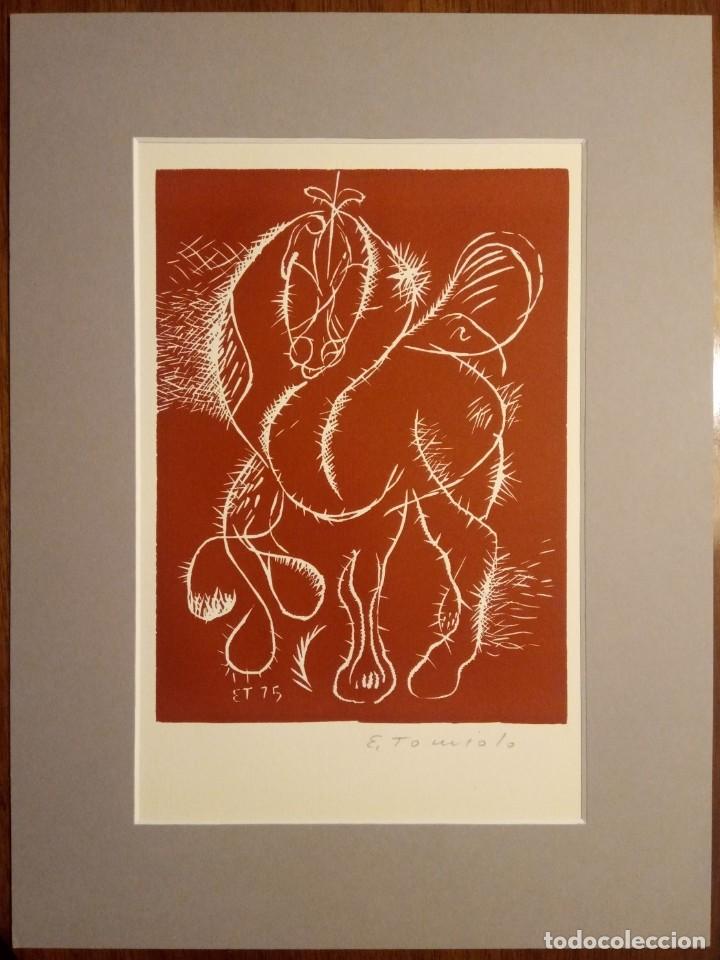 Art: Linograbado - Firmado - Eugenio Tomiolo 1975