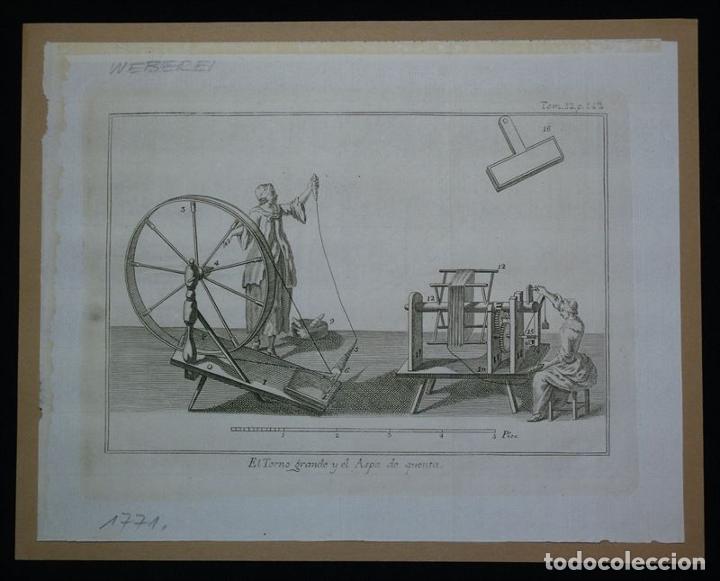 Arte: Industria textil barroca: Telares I, 1711. An&oacute;nimo - Foto 2