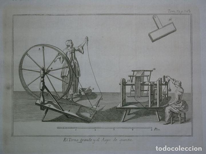 Arte: Industria textil barroca: Telares I, 1711. An&oacute;nimo - Foto 1