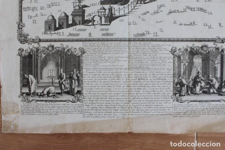 Arte: LE TEMPLE DE LA MECQUE AVEC UNE DESCRIPTION EXACTE DE TOUT CE QUON Y VOIT..-HENRI CHATELAIN-1720 - Foto 3