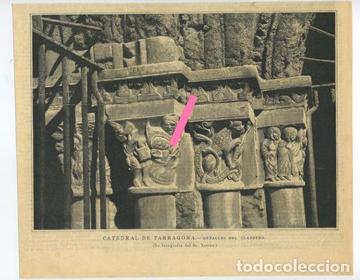 Arte: Catedral de Tarragona. Detalles del claustro. - Foto 1