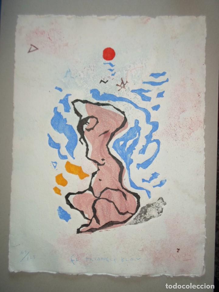 Art: Josep Mar&iacute;a Rosell&oacute; (Txema Rossell&oacute;) (Tarragona 1950) grabado 1999 de 50x66cm firma y num Barcelona