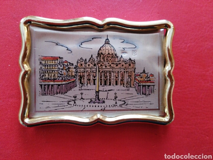 Art: MINIATURA GRABADO SOBRE METAL. ROMA. CON MARCHAMOS. ENVIO INCLUIDO.