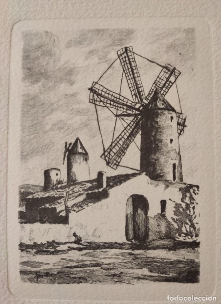 Arte: GRABADO. MOLINO. MALLORCA. - Foto 2