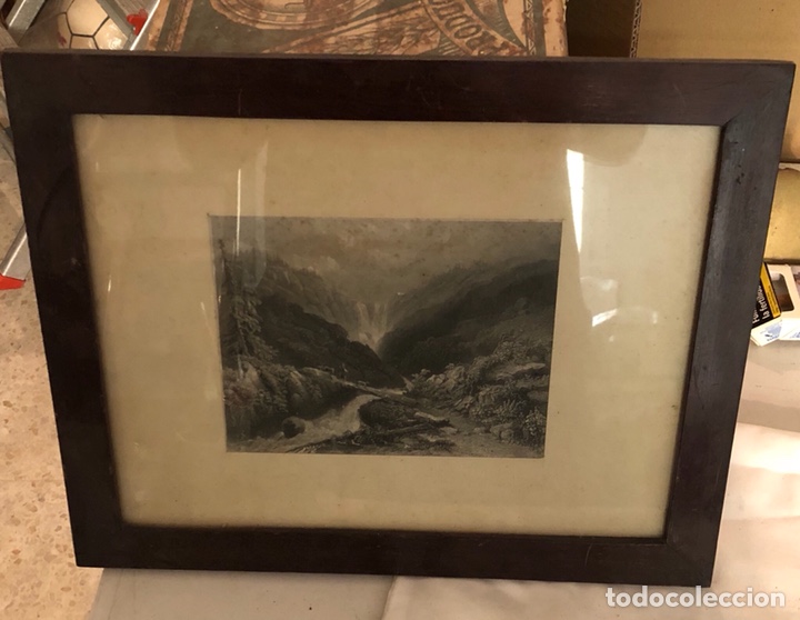 Arte: Bonito grabado antiguo - Foto 1