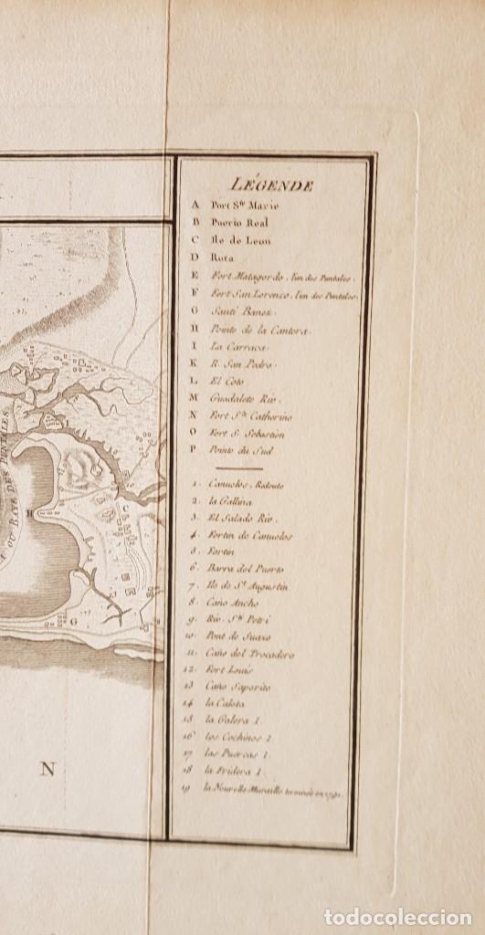 Arte: Plano de la Bah&iacute;a de C&aacute;diz 1790 - Foto 3