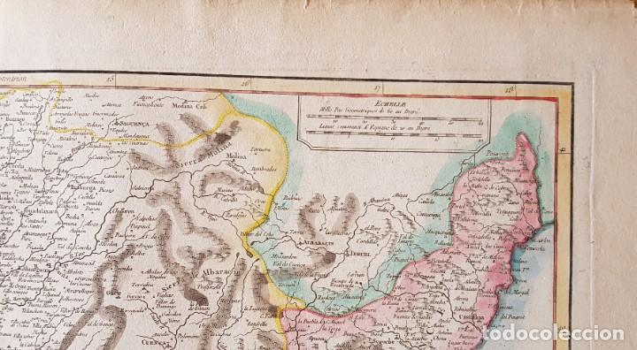 Arte: Mapa de Espa&ntilde;a Meridional 1751. R.Vaugondy - Foto 3