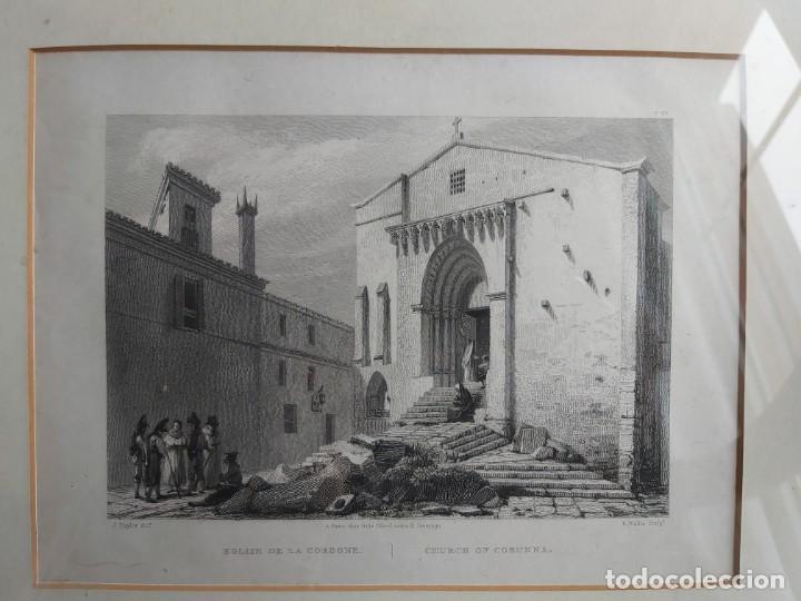 Arte: La Coru&ntilde;a. Grabado Iglesia - Foto 3