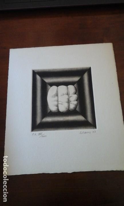 Art: ECHAUZ. Grabado con t&eacute;cnica mixta y al humo sobre plancha de cobre (a&ntilde;o 1978)