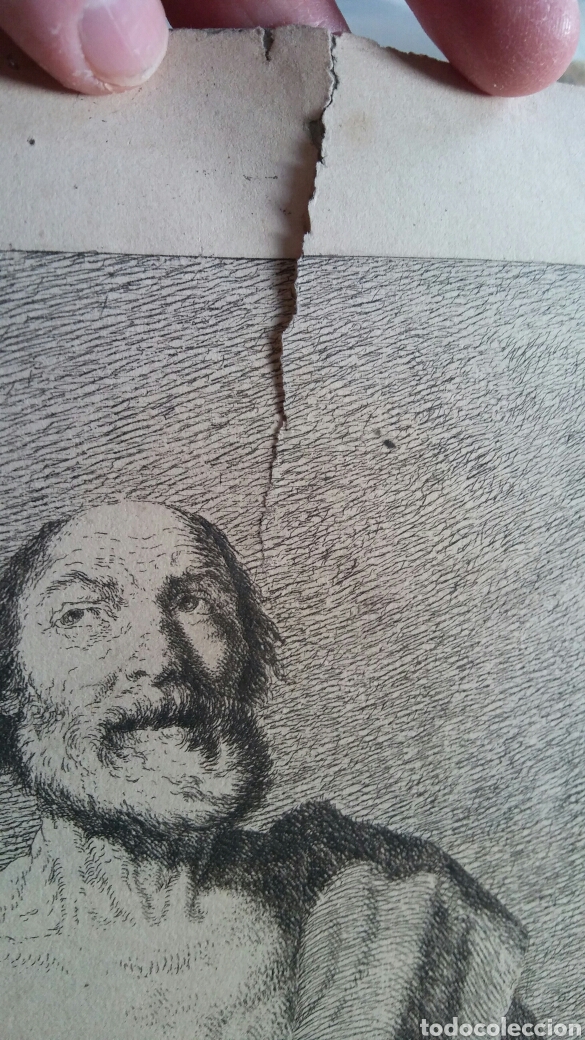 Arte: Grabado Ram&oacute;n Bayeu - S. Jerome - 1766-1793 (circa) - Foto 4