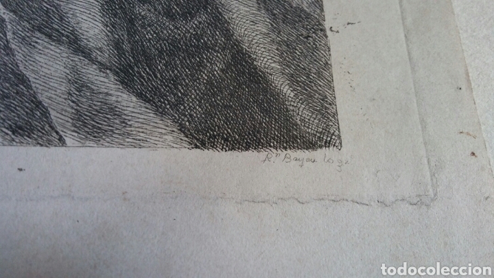 Arte: Grabado Ram&oacute;n Bayeu - S. Jerome - 1766-1793 (circa) - Foto 6