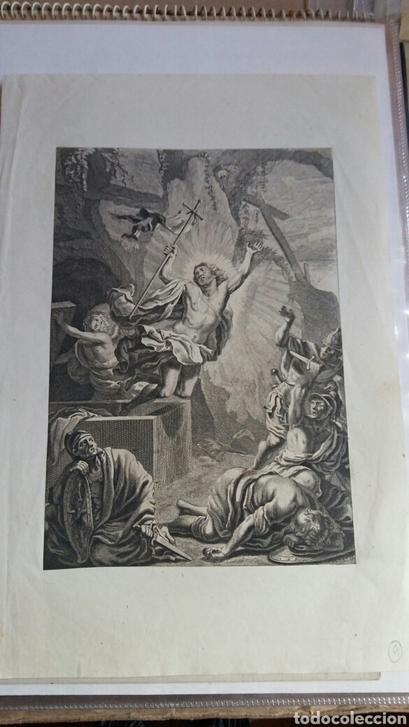 Arte: Grabado antigua - Resurrecci&oacute;n - Foto 7