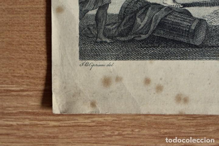 Arte: INTERESANTE GRABADO - FRANCESCO BARTOLOZZI - J.B. APRIANI - Foto 3