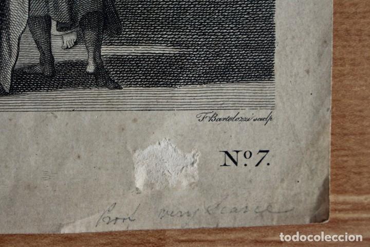 Arte: INTERESANTE GRABADO - FRANCESCO BARTOLOZZI - J.B. APRIANI - Foto 4