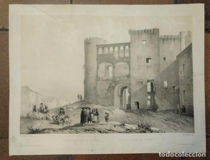 Arte: Castillo de Alba de Tormes Salamanca Villa Amil 45 x 35 cm