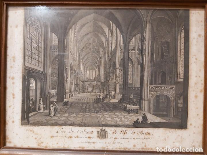 Arte: Grabado antiguo enmarcado - Foto 2