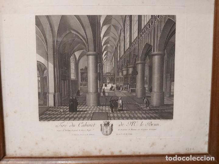 Arte: Grabado antiguo enmarcado - Foto 2