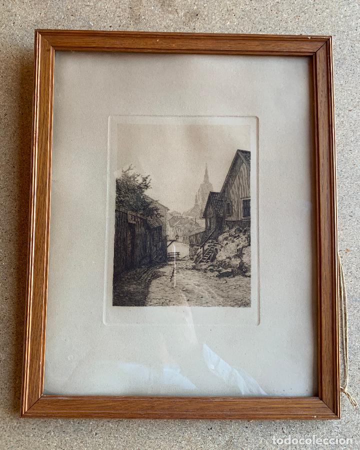 Arte: GRABADO DE EPOCA , CON MARCA . A IDENTIFICAR . - Foto 1
