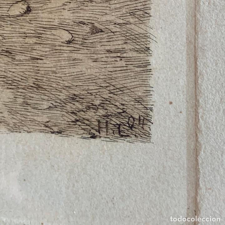 Arte: GRABADO DE EPOCA , CON MARCA . A IDENTIFICAR . - Foto 3