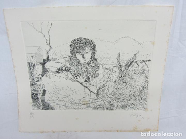 Arte: Aguafuerte de Francesc Artigau - Foto 3
