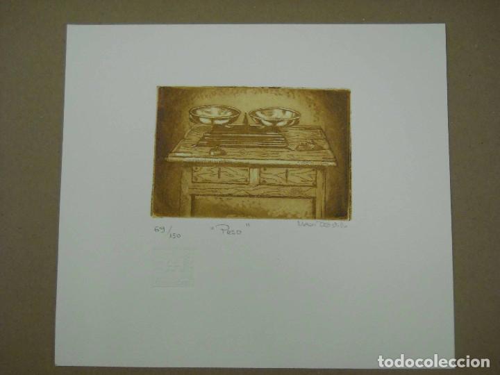 Kunst: Peso Aguafuerte de Mesa del Castillo