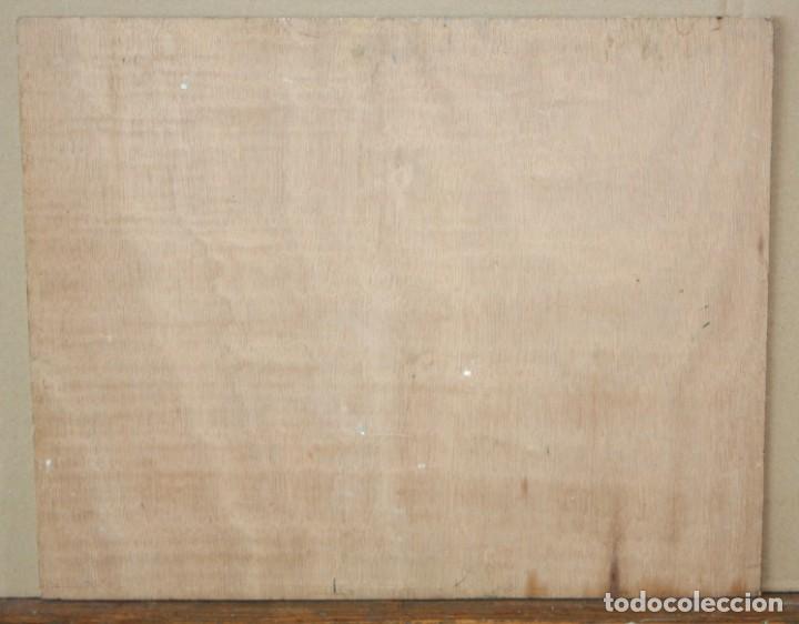 Arte: FIRMADO BLASCO. OLEO SOBRE TABLA. BARCAS - Foto 7