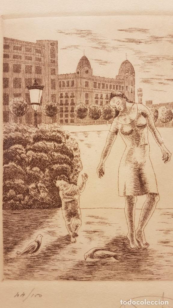 Arte: Grabado &rdquo;En el Parque&rdquo; - Foto 1