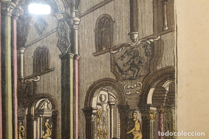 Arte: grabado interior con marco de madera - Foto 2