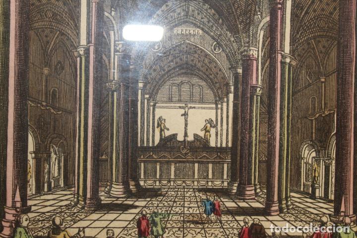 Arte: grabado interior con marco de madera - Foto 6