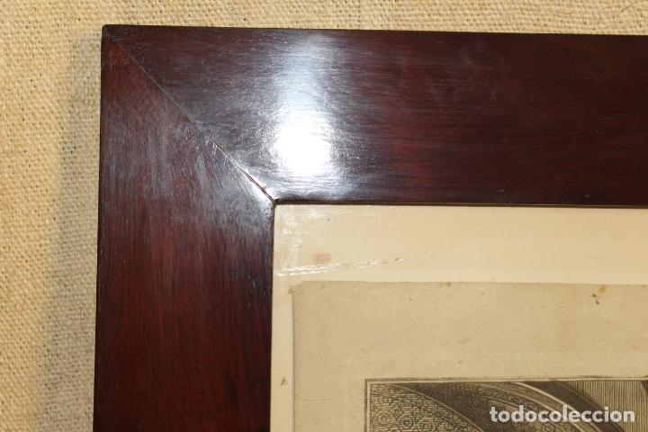 Arte: grabado interior con marco de madera - Foto 12
