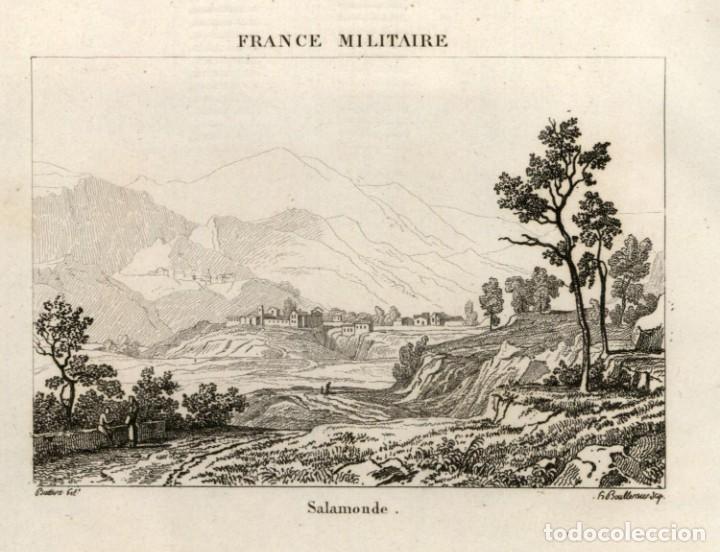 Arte: 1836 - Original - France Militaire - Salamonde Portugal - Guerra Independencia