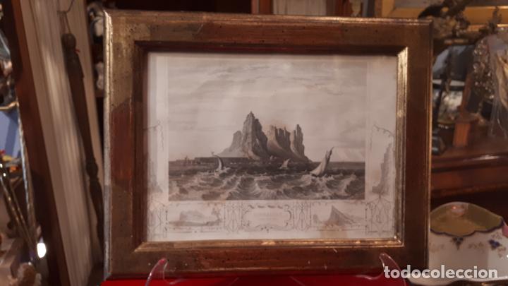 Arte: GIBRALTAR. GRABADO INGLES S. XIX. - Foto 2