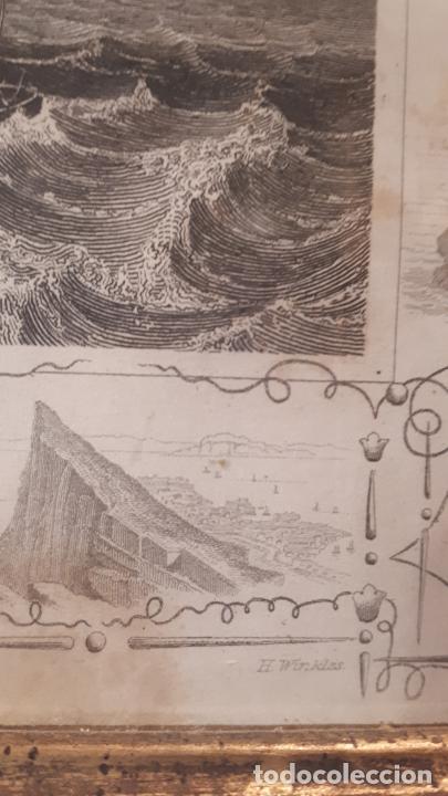 Arte: GIBRALTAR. GRABADO INGLES S. XIX. - Foto 4