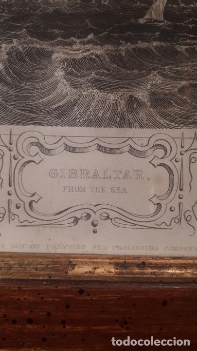 Arte: GIBRALTAR. GRABADO INGLES S. XIX. - Foto 5