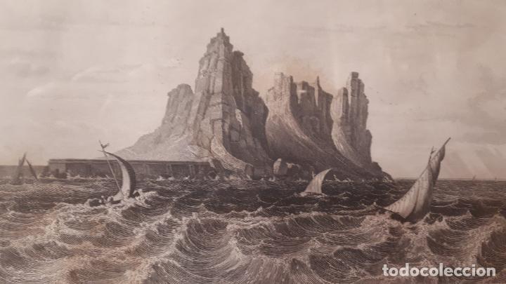 Arte: GIBRALTAR. GRABADO INGLES S. XIX. - Foto 1