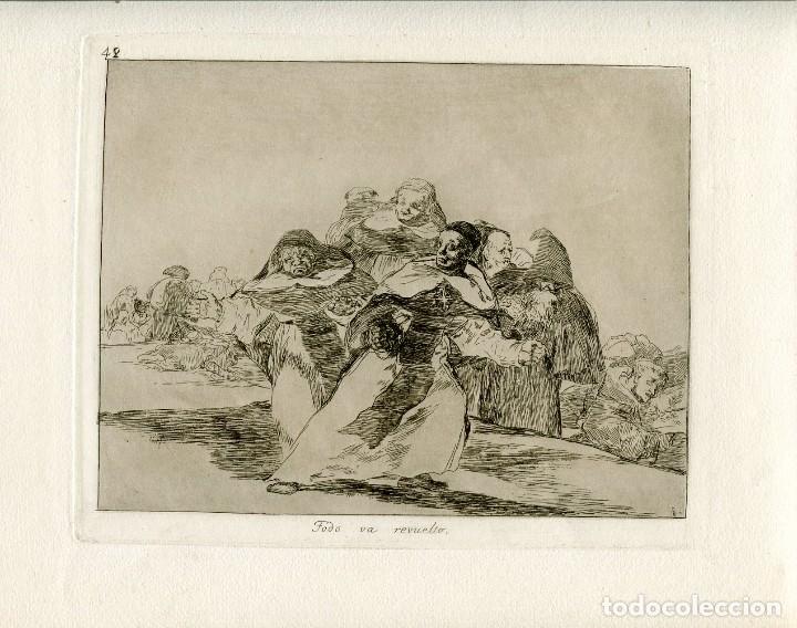 Arte: Todo va revuelto - Aguafuerte de Goya - Desastres de la Guerra, 1863