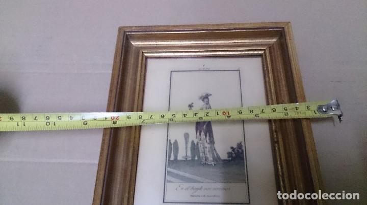 Arte: GRABADO ANTIGUO ENMARCADO - Foto 3