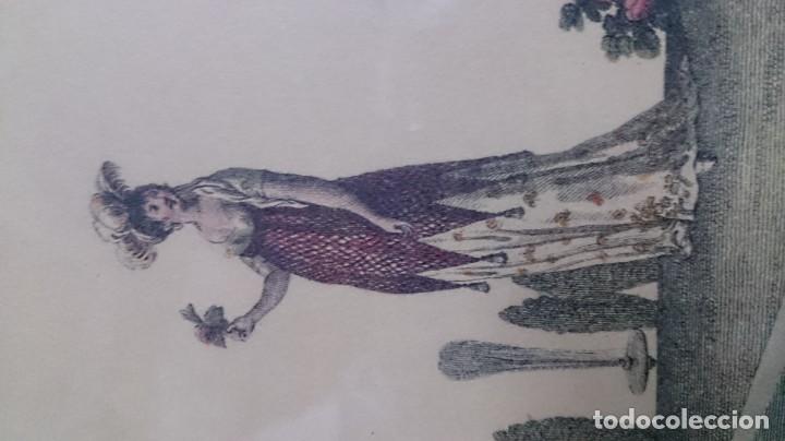 Arte: GRABADO ANTIGUO ENMARCADO - Foto 4