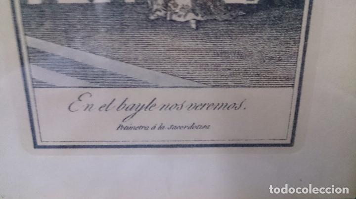 Arte: GRABADO ANTIGUO ENMARCADO - Foto 5