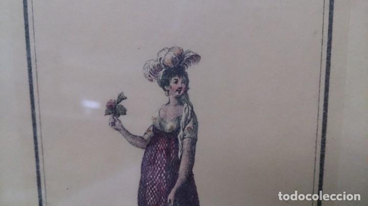Arte: GRABADO ANTIGUO ENMARCADO - Foto 8