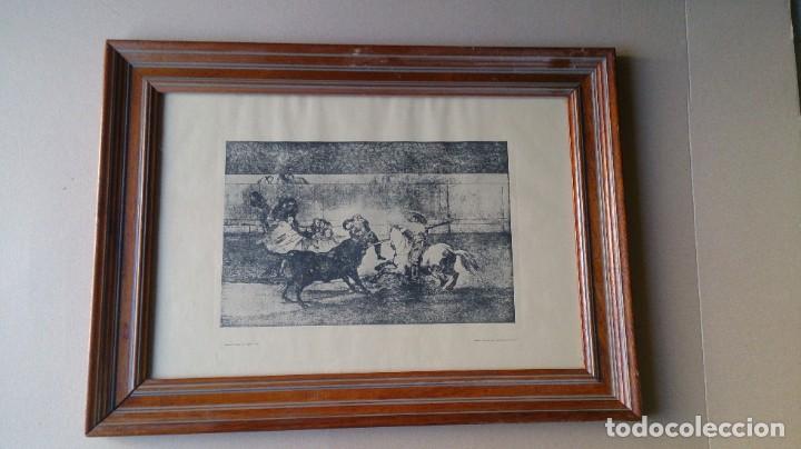 Arte: GRABADO ANTIGUO enmarcado - Foto 1